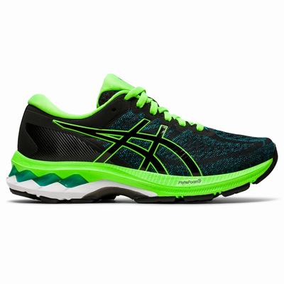 Gyerek Asics Gel-Kayano 27 GS Stabil Futócipő AS9750361 Fekete/Zöld